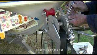 How To Fix 12b Trailer Winch New Strap