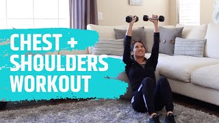 Chest and Shoulders Workout | Simple Stability Ball Training with Kelsey Lee