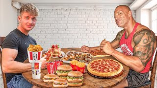I Ate Like The Rock For 24 Hours (7,000+ Calorie Cheat Day)