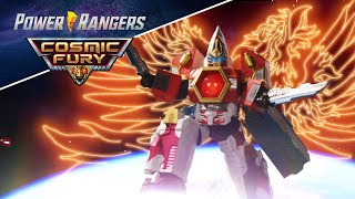 Power Rangers Cosmic Fury - Cosmic Blazing Megazord Debut Alternate Edit