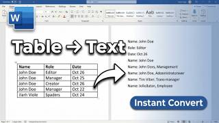 How to Convert Table to Text in Word (2026) — Quick Guide