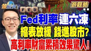 【精華】Fed利率連六凍 鮑爾放鴿縮表放緩 錢進股市高利率財富累積效果驚人#游庭皓@tvbsmoney 20240502