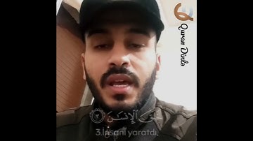 Bilal Darbali Rahman 1-6 | Allahu Əkbər Nə gözəl oxuyur بلال دربالي سورة الرحمن