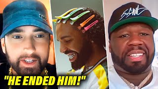Rappers REACT To Drake's 'Push Ups' Diss Track On Kendrick Lamar! (Eminem, 50 Cent \& MORE)