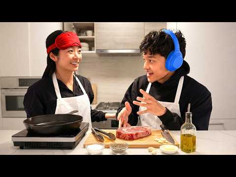 I Tried Blind & Deaf Cooking With Evelyn Ha!