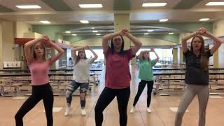 TMS tryout dance 2020 front view with counts