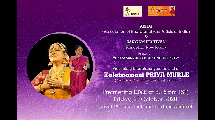 ABHAI & SANGAM FESTIVAL, USA Present 'NATYA SANYUJ- CONNECTING THE ARTS' Festival of Natyam
