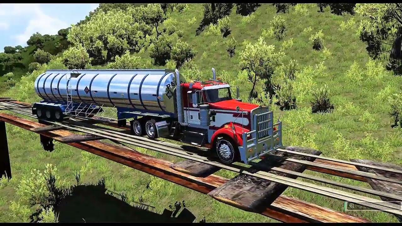 Nadie debía pasar por este puente… pero este conductor lo intento 😱