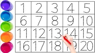 Learn to Counting 1 to 100 | 123 numbers| one two three, 1 से 100 तक गिनती, 1 to 100 Counting abcde
