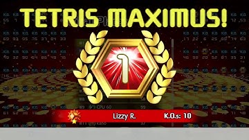 i got TETRIS MAXIMUS again in tetris 99 invictus!!!
