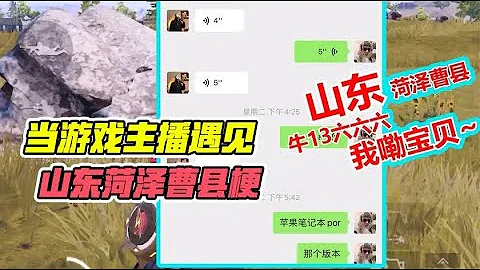 大山解说：当游戏主播遇见山东菏泽曹县梗，太搞笑了！ - 天天要闻