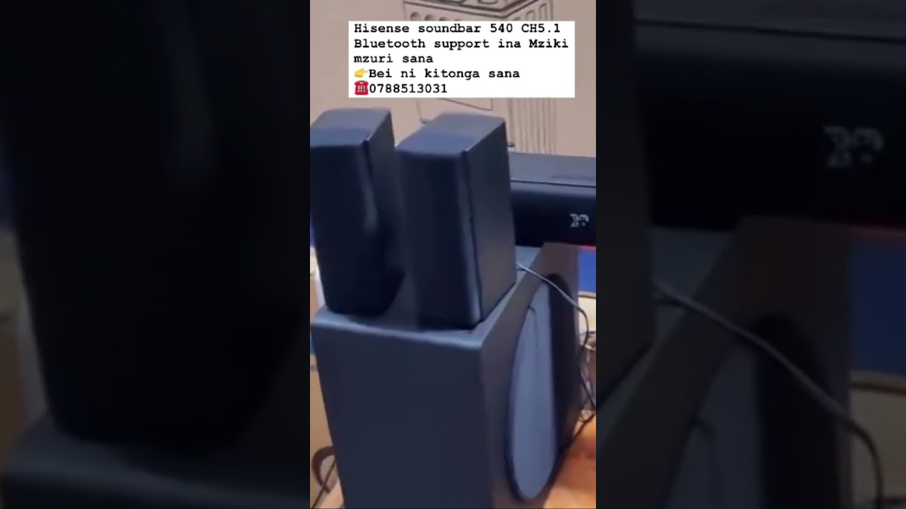 Hisense 540w 5.1ch Soundbar Wireless Original Music Quality