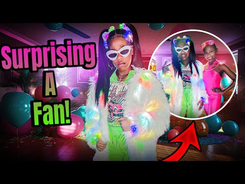 FAMOUS RAPPER SURPRISES A FAN FOR HER BIRTHDAY | ANGEL JOI #surprise #happybirthday #famousgirl