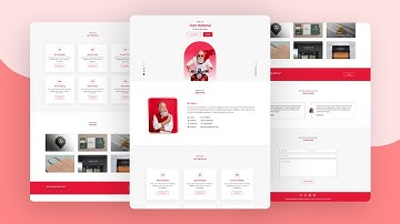 Responsive Portfolio Website Using Html Css & JavaScript | Crown Coder