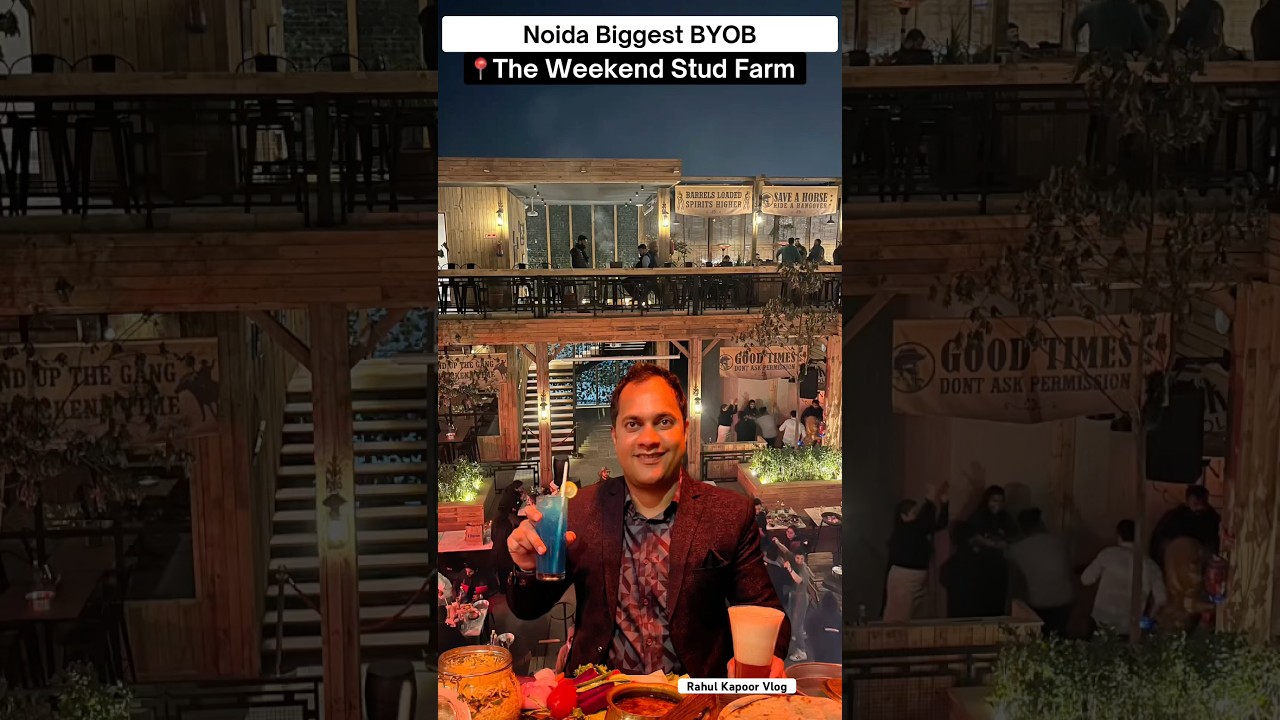 Biggest BYOB In Noida || Weekend Stud Farm Boida || BYOB
