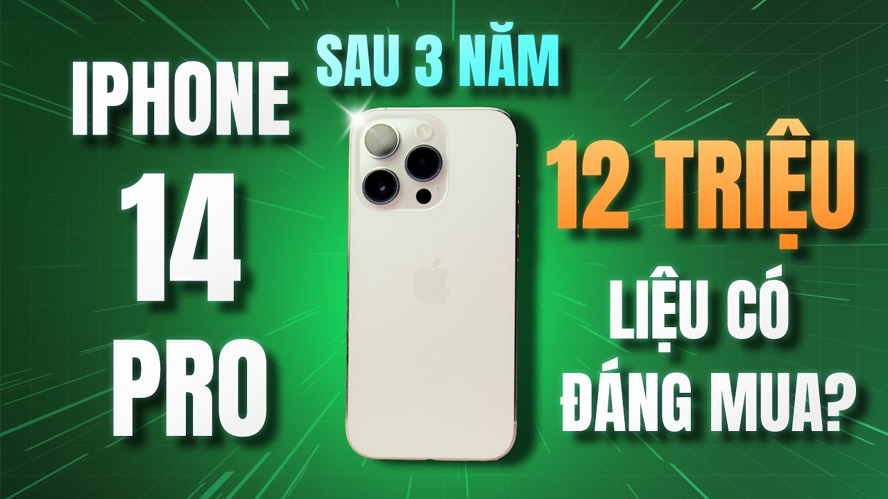 Đánh Giá iPhone 14 Pro Sau 3 Năm - Giá 12 Triệu, Pin Đã Chai, Hiệu Năng Đuối Liệu Có Đáng Mua?