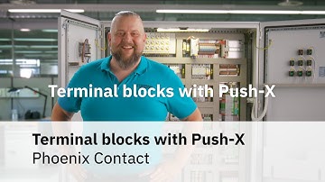 Installation video of the Push-X terminal block