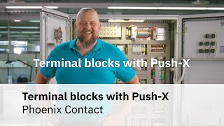 Installation video of the Push-X terminal block