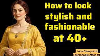 How to Look Stylish and Fashionable After 40 | Look Classy &amp; Elegant at 40+