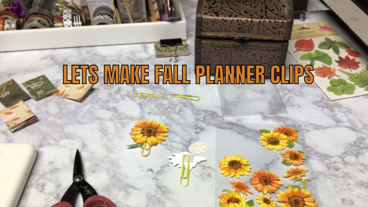 LETS MAKE FALL PLANNER CLIPS