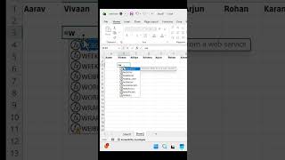 How to arrange data row to table #excel #mstechtricks #exceltips