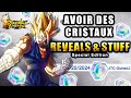 Avoir des cristaux pour les 6 ans db legends 