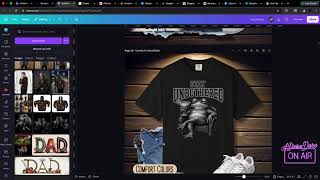 Recreating the Grayscale Hoodie Trend | Streetwear POD Design with Canva AI (Live)