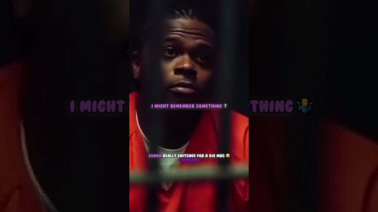gunna really snitched for a big mac🍔