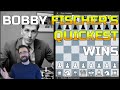 7 Times Bobby Fischer Won in 17 Moves or Less!