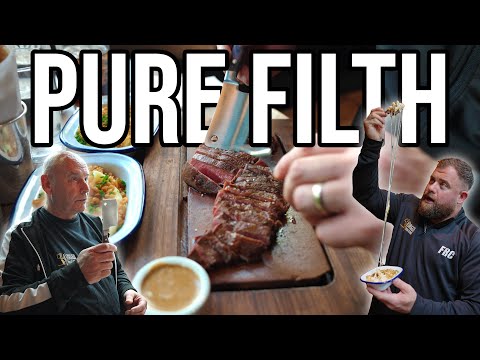 Video thumbnail: This Steak House Was DANGEROUS / Food Review Club
