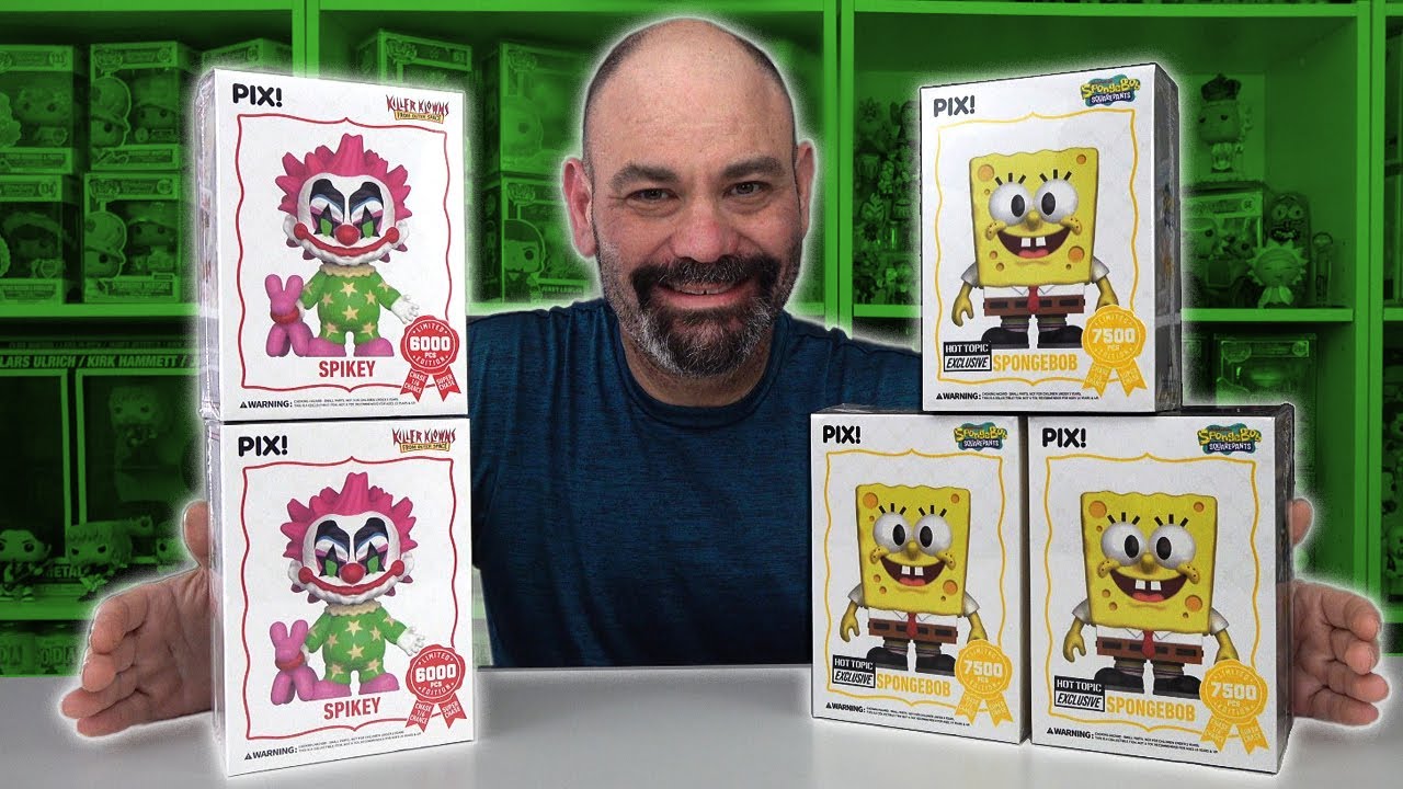 РАСПАКОВКА Thrilljoy PIX – SpongeBob & Spikey Limited Editions!