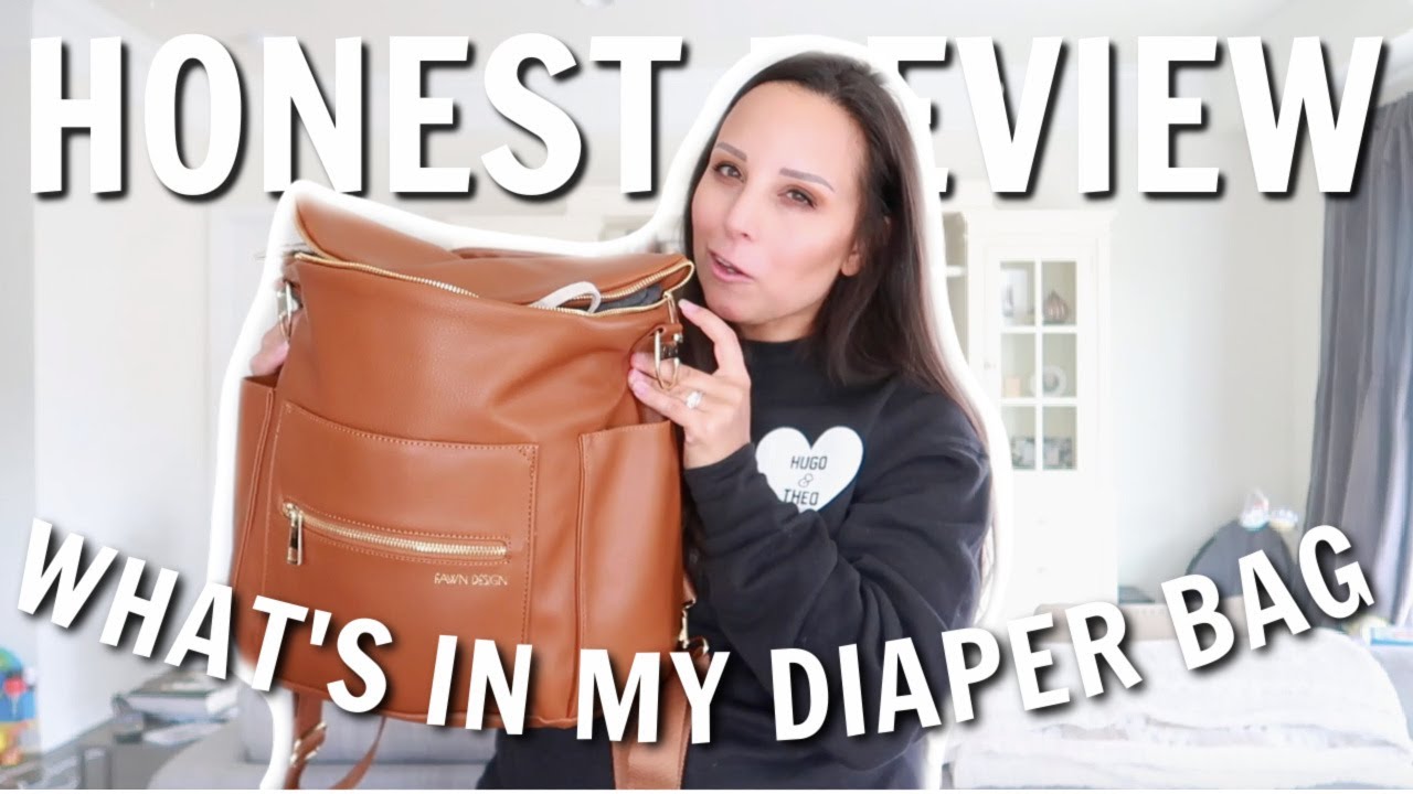 My Honest Review Of The Fawn Design Diaper Bag - Kristy By The Sea