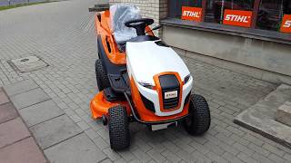 Traktorek STIHL RT 6127 ZL / Ride-on mower  STIHL RT6127 ZL / Leistungsstarker Aufsitzmäher