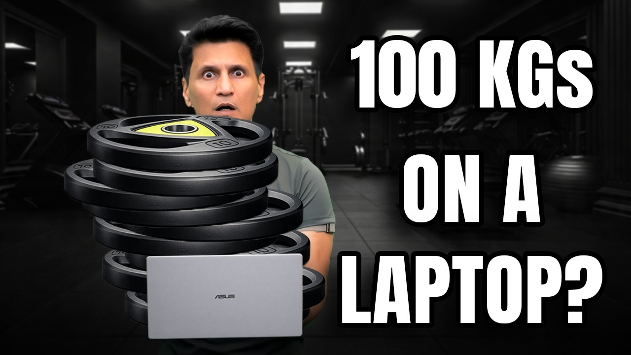 I put 100Kgs on this Laptop | ASUS ExpertBook Ultra - YouTube