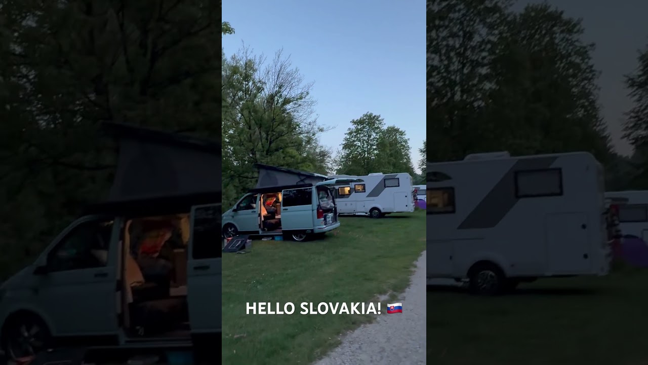 Slovakia! 🇸🇰 Busy day: Drove from Prague to Poland to visit Auschwitz and then Slovakia. 