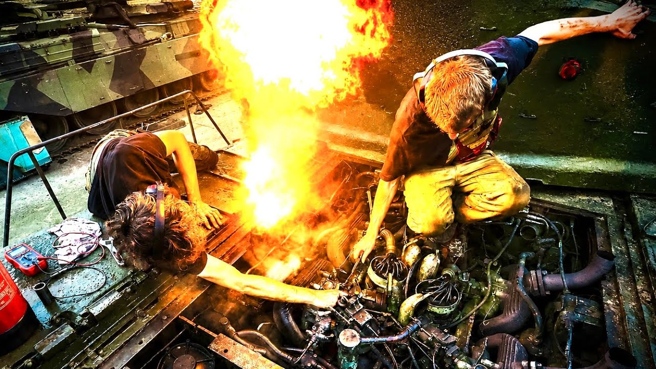We Finally Fixed This WW2 Flamethrower Tank… It EXPLODED into life🔥
