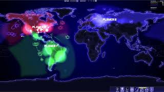 Defcon Gameplay 0 players N America vs S America vs Rusia