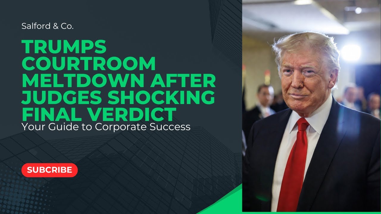 Trump Courtroom Meltdown After Judge's Shocking Final Verdict
