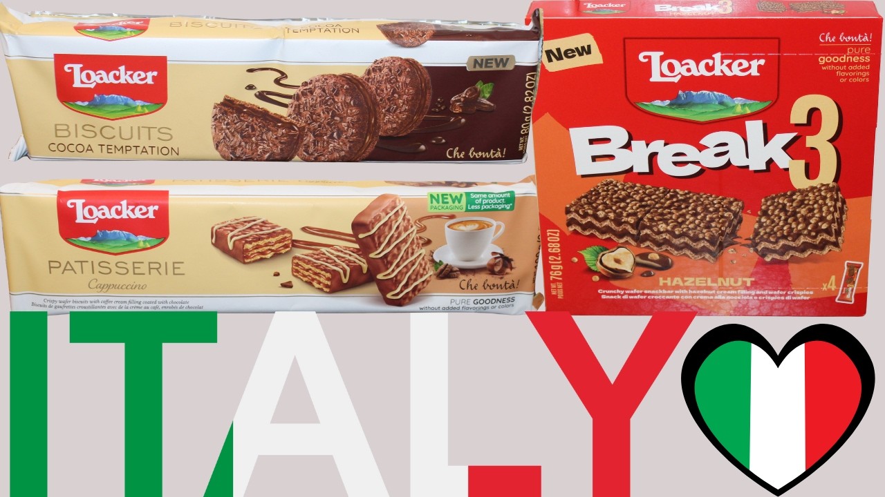 Loacker: Cocoa Biscuits, Cappuccino Patisserie & Break3 Hazelnut Wafers Review