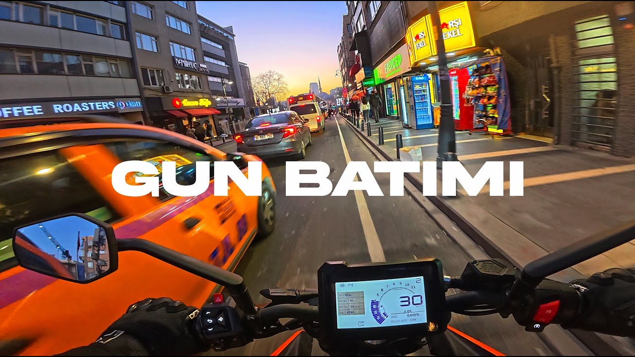 POV ISTANBUL | Gün Batımında İstanbul Turu | KTM Duke 250 | DJI Action 5 [4K] #motovlog