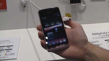 Kyocera Urbano Progresso with Smart Sonic Receiver - KDDI - CEATEC 2012