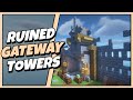 How To Build The Abandoned Minecraft Mini-Game Lobby - Episode 6 - The Gateway Towers