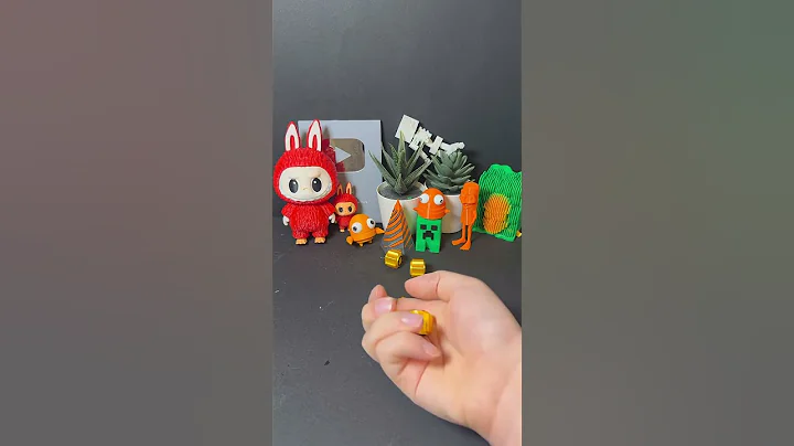 3D printed squid game gonggi! #3dprinting #3dprinted #3dprint