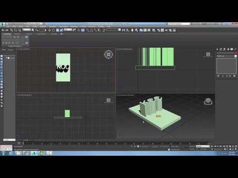3ds Max 11-18 Objets composés ShapeMerge