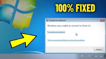 Windows was unable to connect to Wifi in Windows 7 - How To Fix can