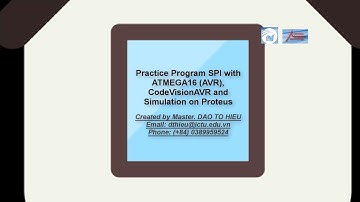 [Atmega16 _SPI] Programming SPI  using CodeVisionAVR and Simulation proteus