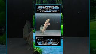 Piranha Attacks Snakehead Fish’s Tail.#FishVsFish #PiranhaAttack #UnderwaterPredators