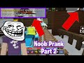 I TRYING TO BE NOOB IN BEDWAR AND THAT HAPPENED - Blockman Go Noob Prank Part 2