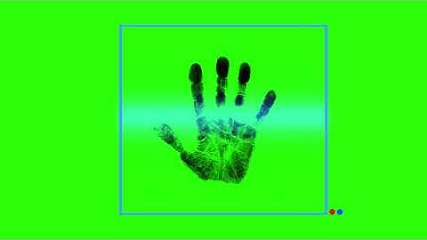 Handprint Palm Scanning Password Id Green Screen HD 4K |All In One Green Screen