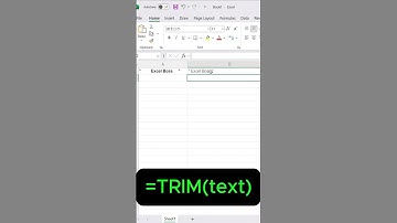 Excel TRIM Function – Remove Extra Spaces in 1 Second! ⚡